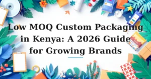 Featured image for: Low MOQ Custom Packaging in Kenya: A 2026 Guide for Growing Brands