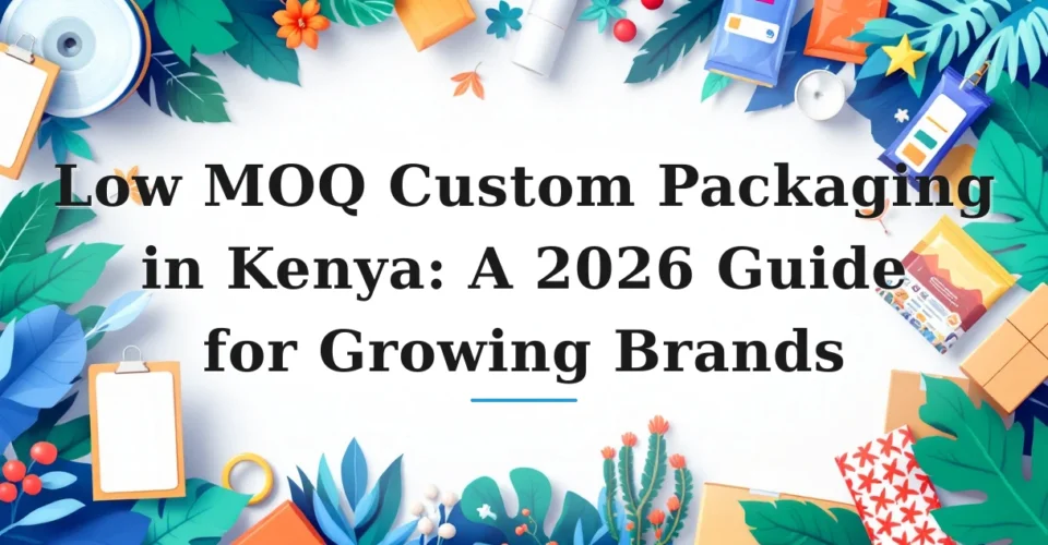 Featured image for: Low MOQ Custom Packaging in Kenya: A 2026 Guide for Growing Brands